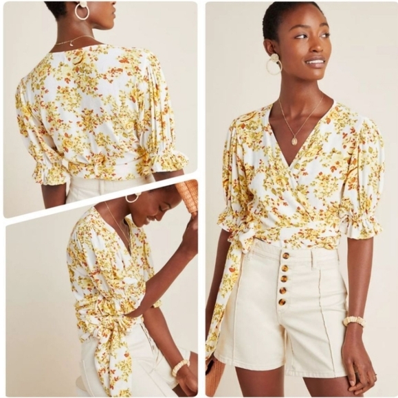 Faithfull The Brand Wrap Top - Picture 2 of 7